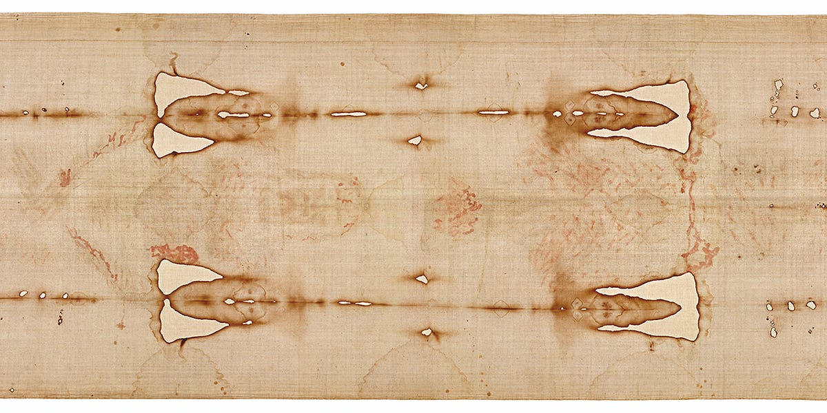 The Shroud of Turin, representing the Catholic faith central to Nick Palazzo's life