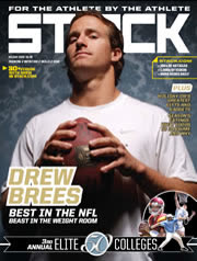 Drew Brees on the cover of STACK Magazine