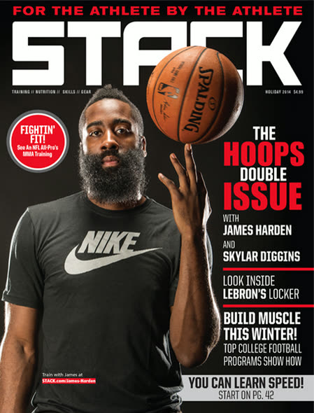 James Harden on the cover of STACK Magazine