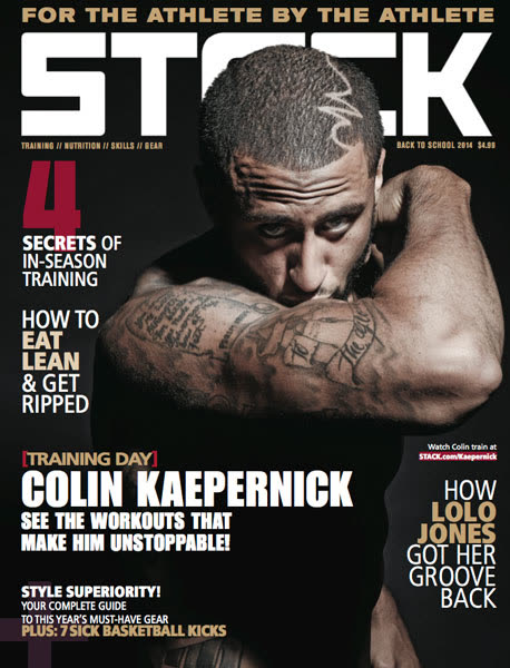 Colin Kaepernick on the cover of STACK Magazine