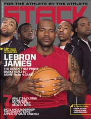LeBron James on his second STACK Magazine cover