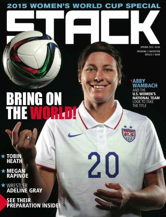 Abby Wambach on the cover of STACK Magazine
